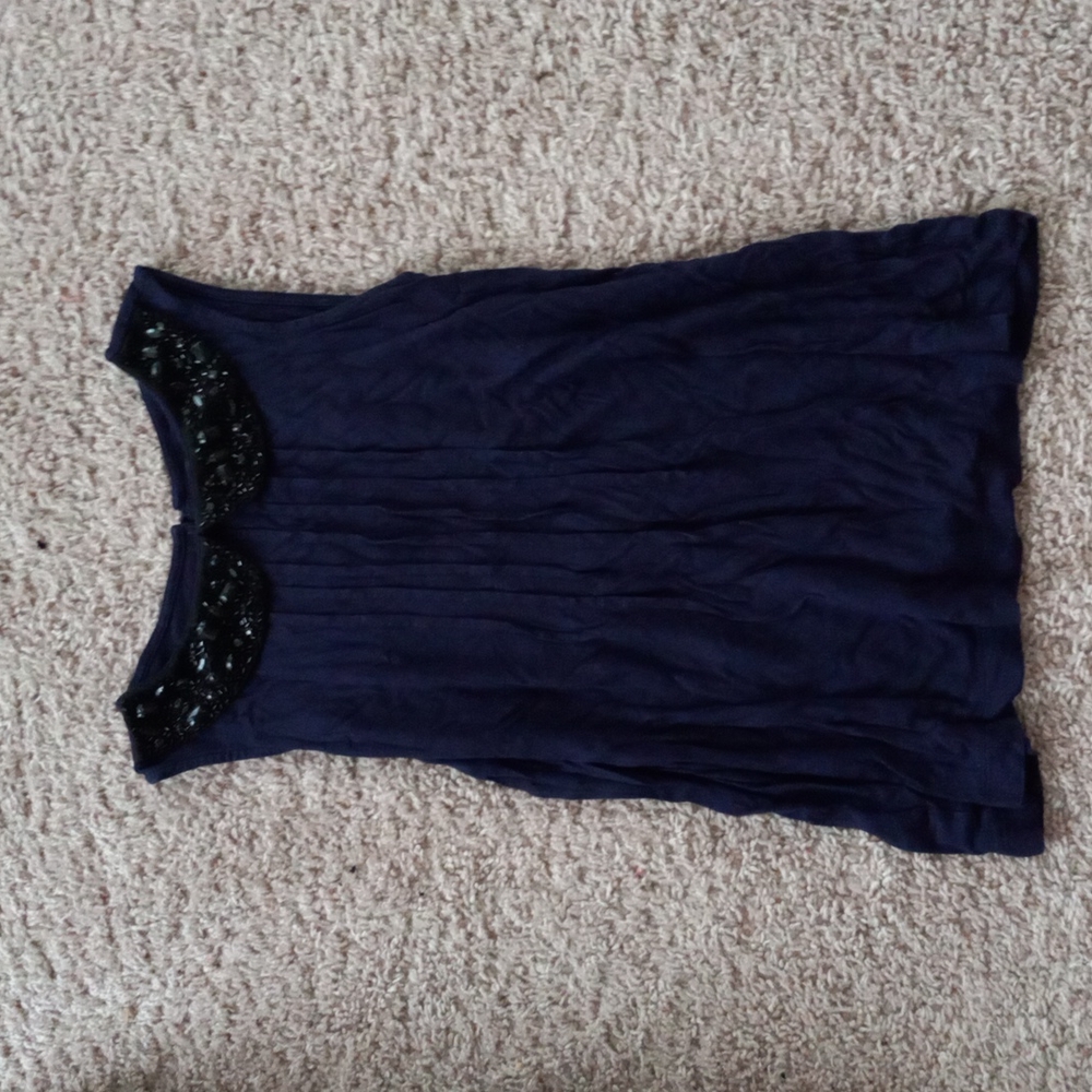 Peter Pan Color Sleeveless Blouse